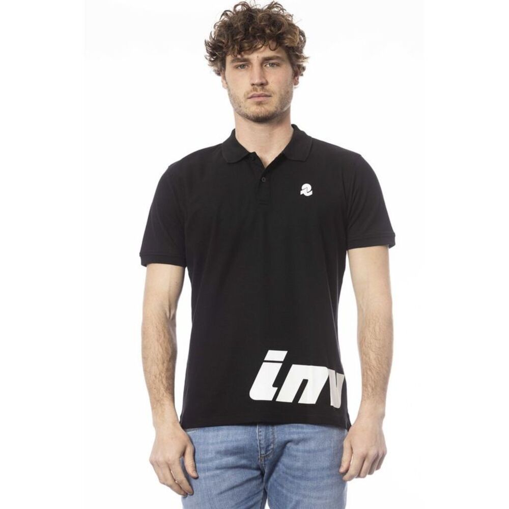 Invicta Black Cotton Men Polo Men's Shirt